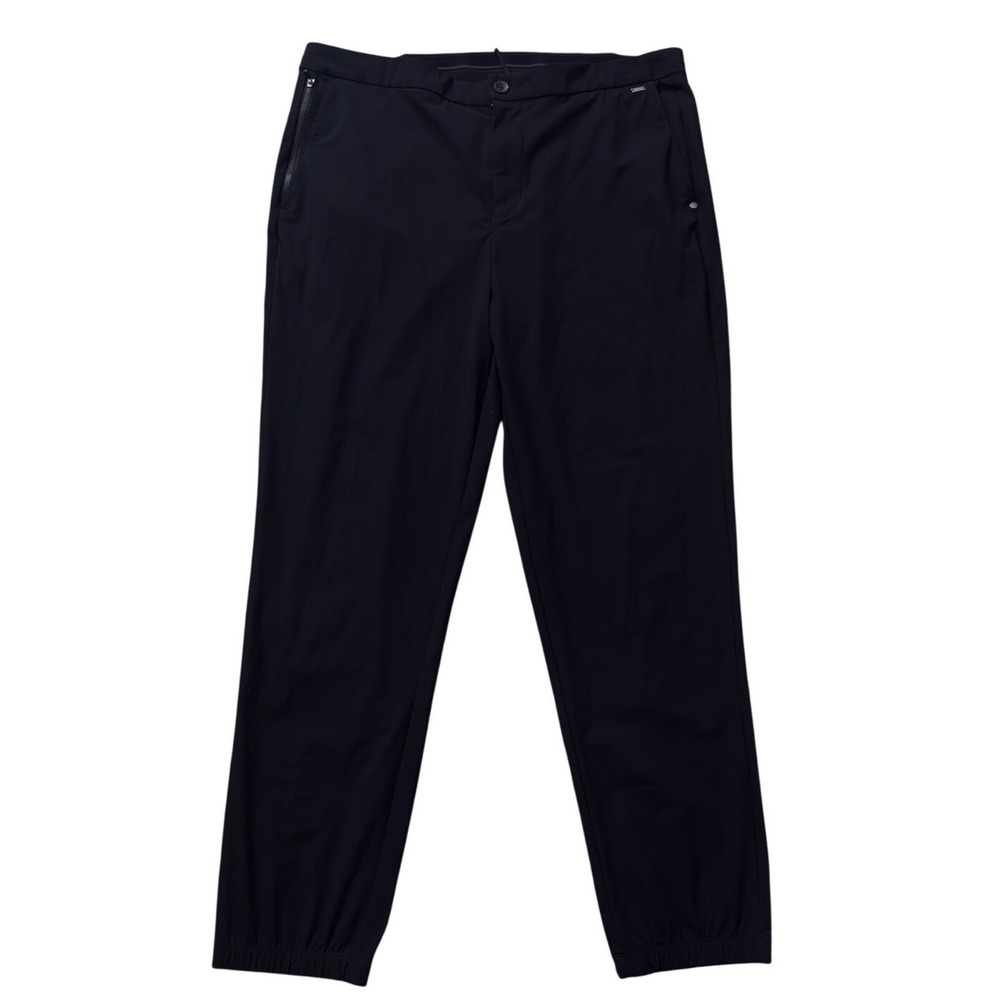 Vuori Mens Fleet Jogger Mens Black Stretch Technical Pants Size XXL 37 SV444